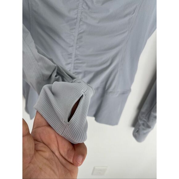 Lululemon In Flux Reversible Jacket In Silver Fox Size 6 - Picture 8 of 8